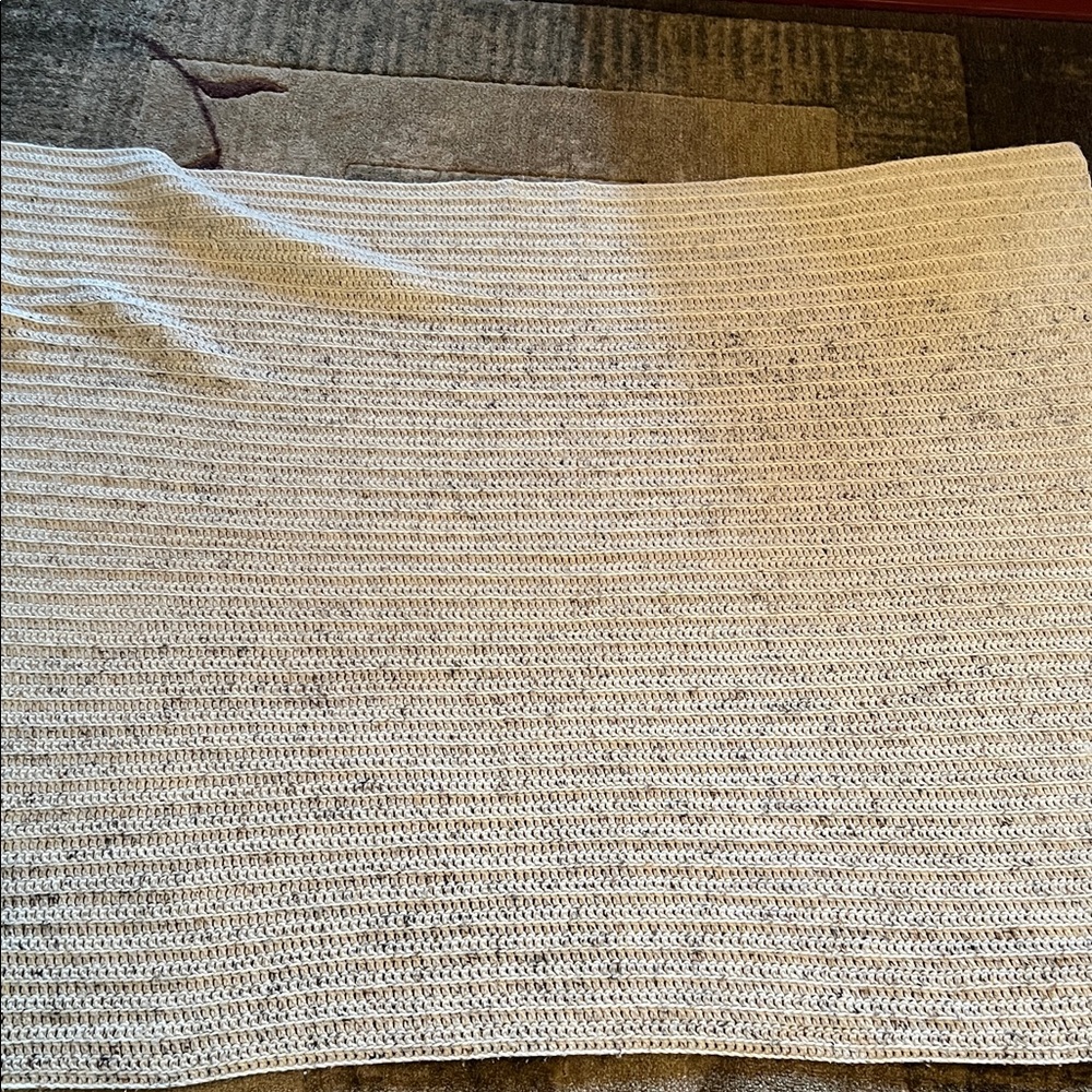 Homemade crochet afghan